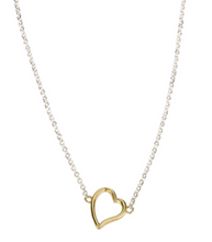 Load image into Gallery viewer, Poetic Heart Openheart Necklace
