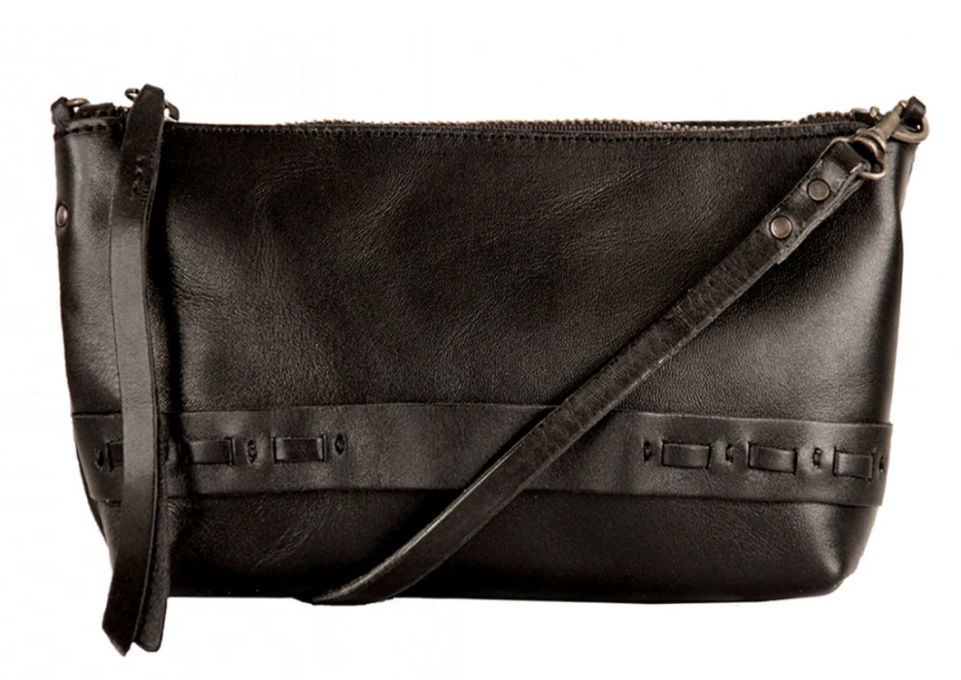 Borsa Small Convertible Leather Crossbody Bag