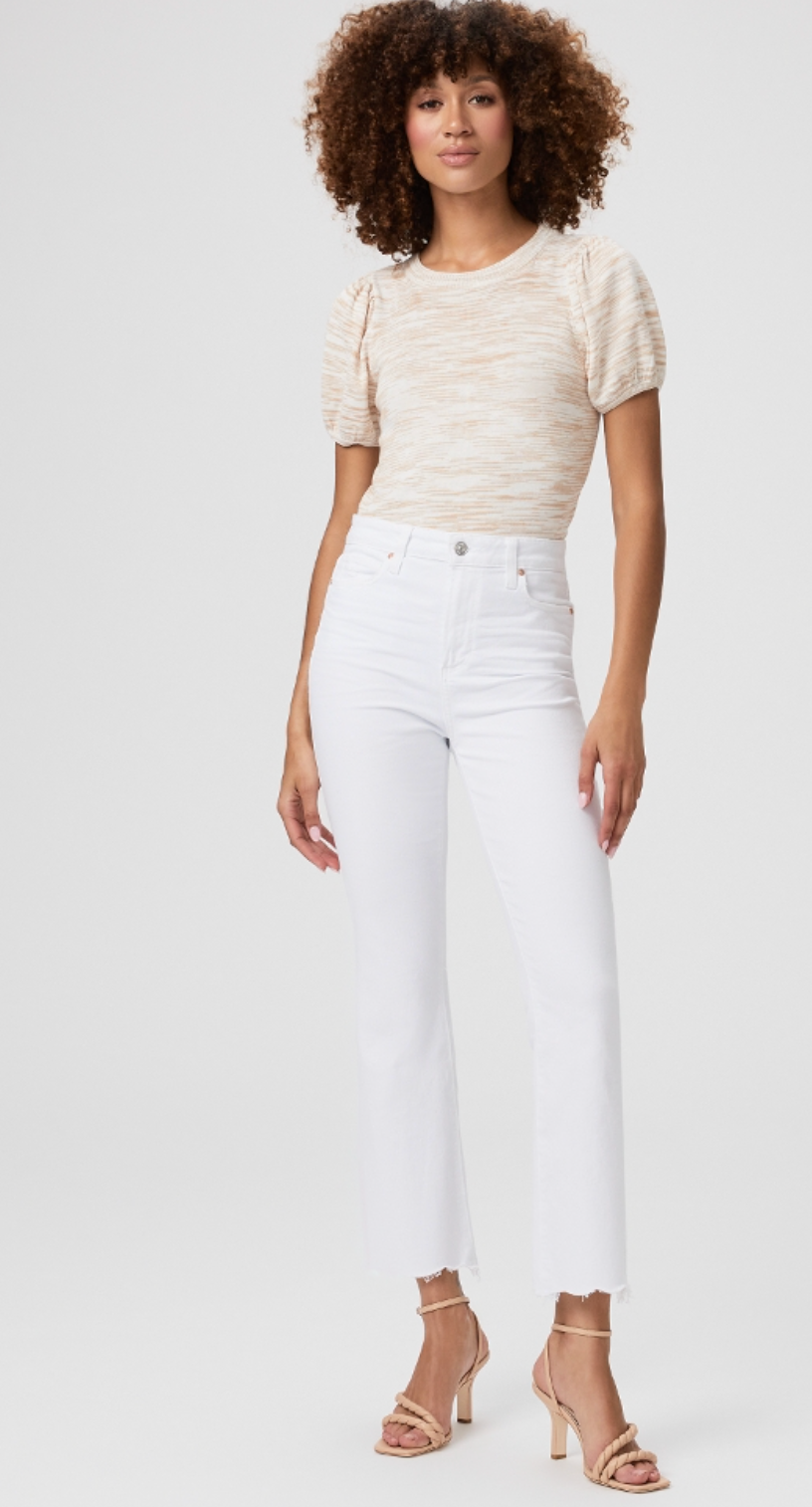 Paige Claudine Jeans in Crisp White