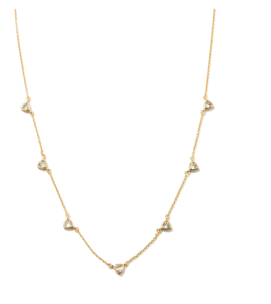 CZ Drop Necklace