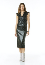 Load image into Gallery viewer, Galatia Pleather Skirt
