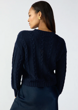 Load image into Gallery viewer, The Cable Sweater in Navy
