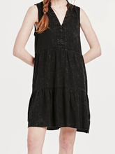 Load image into Gallery viewer, Helena Sleeveless Dress in Black Mineral
