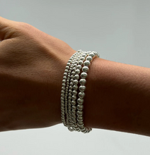 Load image into Gallery viewer, 3MM Silver Ball Bracelet

