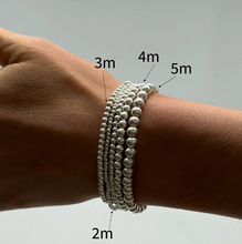 Load image into Gallery viewer, 2MM Silver Ball Bracelet
