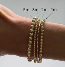 Load image into Gallery viewer, 2MM Gold Ball Bracelet
