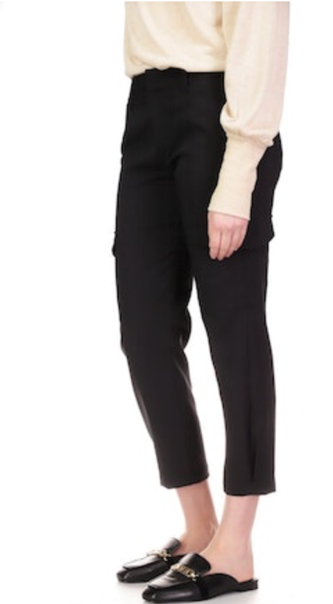 Polished Cargo Pant in Black