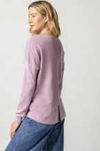 Load image into Gallery viewer, V-Neck Sweater in Lilac
