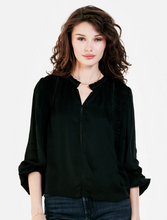 Load image into Gallery viewer, Olani Pleated Top in Black
