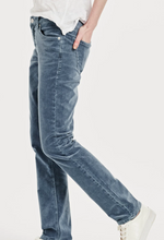 Load image into Gallery viewer, Blaire High Rise Ankle Slim Straight Corduroy Jeans in Dusty Blue

