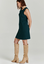 Load image into Gallery viewer, Justine Ribbed Dress in Spruce
