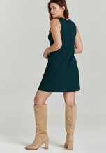 Load image into Gallery viewer, Justine Ribbed Dress in Spruce
