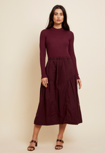 Load image into Gallery viewer, Wrenley Combo Midi Dress
