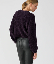 Load image into Gallery viewer, Under The Stars Chenille Sweater in Midnight
