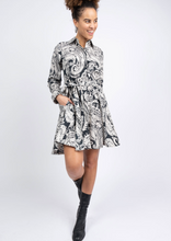 Load image into Gallery viewer, Paisley Godet Dress
