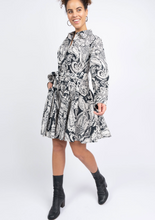 Load image into Gallery viewer, Paisley Godet Dress
