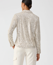 Load image into Gallery viewer, Radiant Sequin Shirt in Champagne
