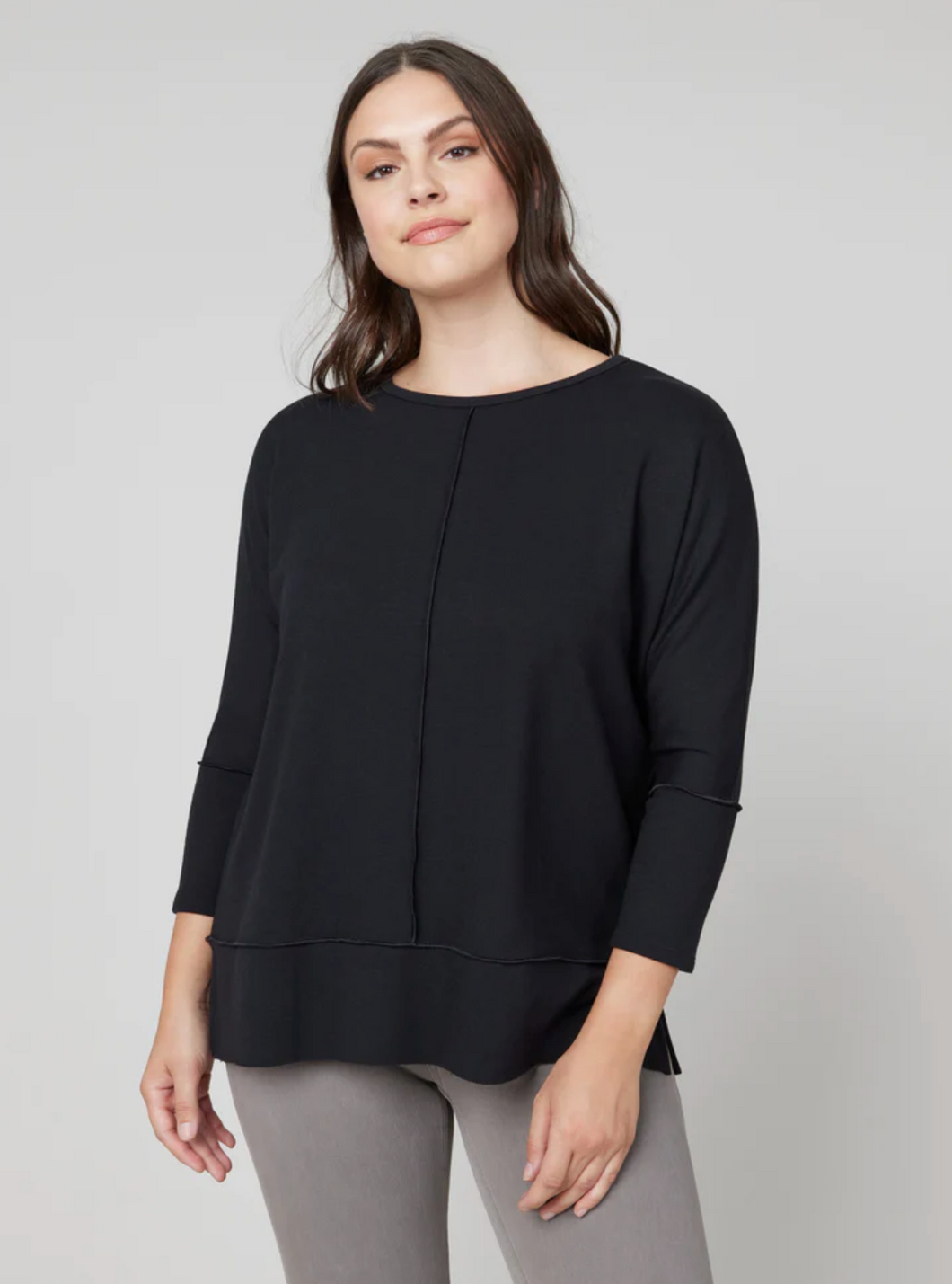 Dolman Perfect Length Top in Black