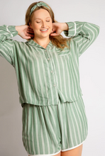 Load image into Gallery viewer, Stripe Hype PJ Set
