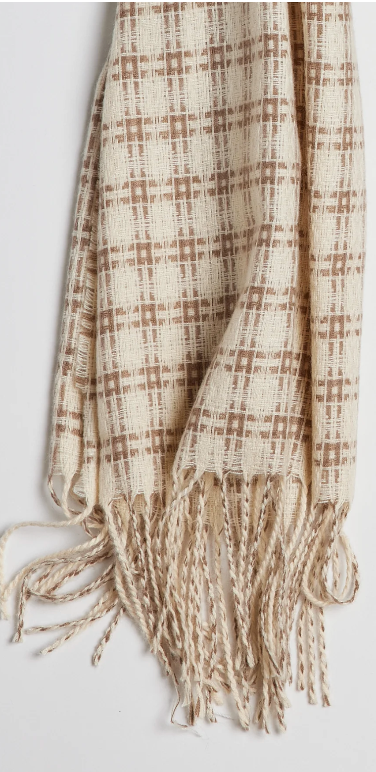 Twin Check Scarf
