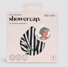 Load image into Gallery viewer, Luxury Shower Cap - Stripes
