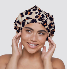 Load image into Gallery viewer, Luxury Shower Cap - Leopard
