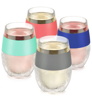 Load image into Gallery viewer, Wine Freeze Cooling Cup Set of 4 Multicolor Set
