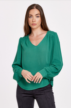 Load image into Gallery viewer, Sylvia Blouse in Dartmouth Green

