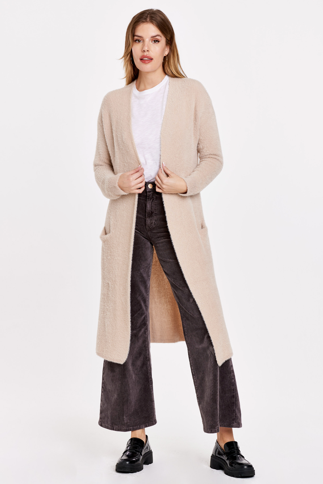 Rubie Cardigan in Light Beige