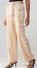 Load image into Gallery viewer, All Tied Up High Rise Cargo Pant Moonlight Beige
