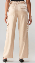 Load image into Gallery viewer, All Tied Up High Rise Cargo Pant Moonlight Beige
