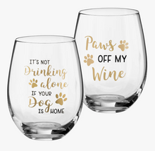 Load image into Gallery viewer, Dog Lover Wine Glasses
