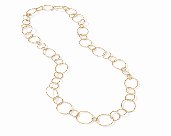 Colette Textured Necklace in Gold