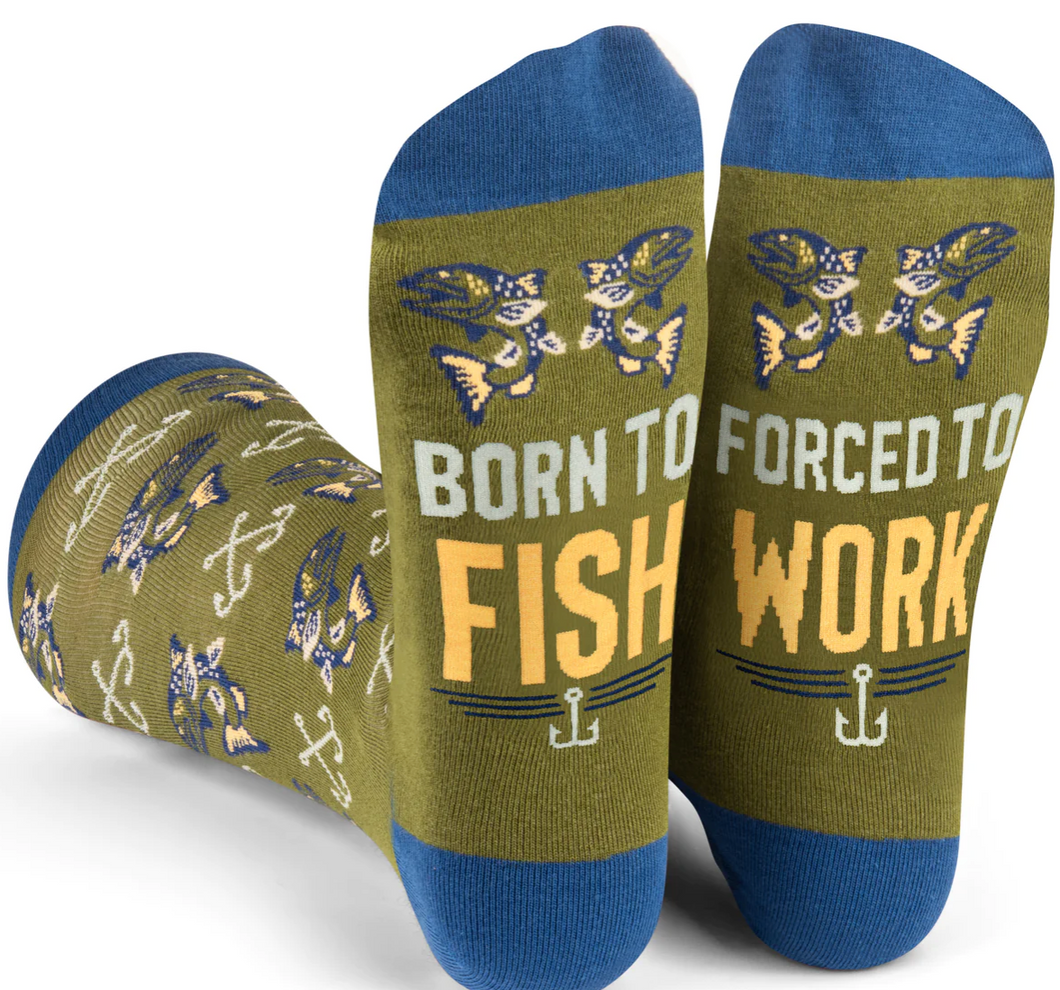 Born To Fish Socks
