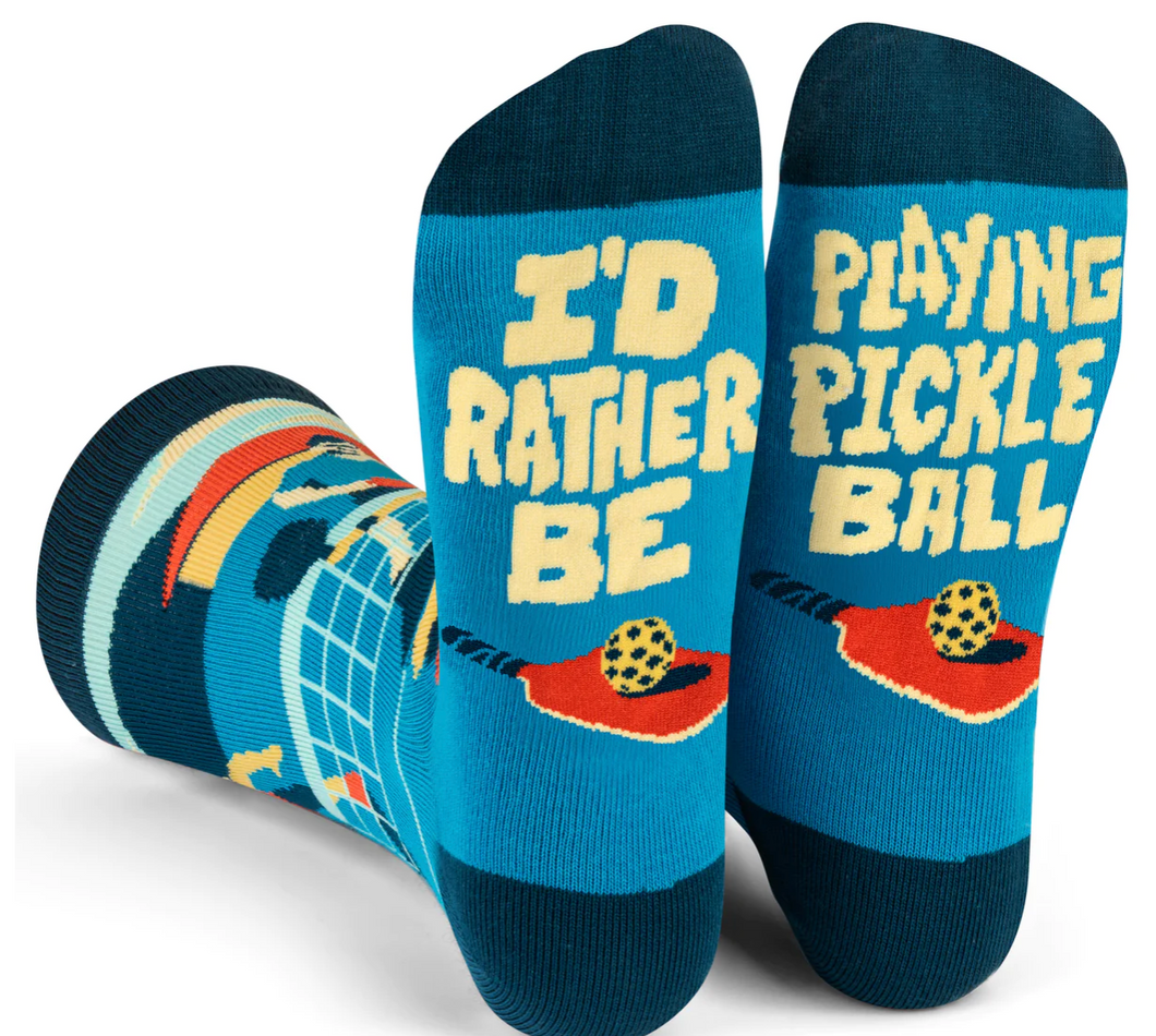 Playing Pickleball Socks