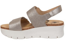 Load image into Gallery viewer, Montane In Silver Platform Sandals
