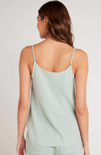 Load image into Gallery viewer, Frayed Cami in Oasis Green
