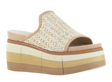 Load image into Gallery viewer, Flocci Wedge Sandal in Beige
