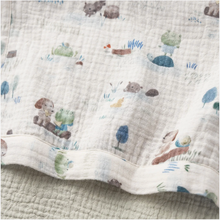 Load image into Gallery viewer, Pond Friends Organic Muslin Blanket

