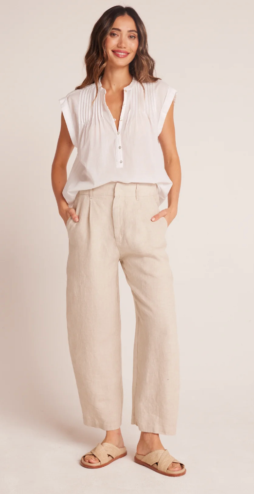 Relaxed Pleat Front Trouser