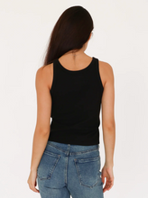 Load image into Gallery viewer, Tamia Cropped Racer Tank
