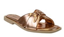 Load image into Gallery viewer, Goa In Bronze Flat Sandals
