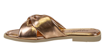 Load image into Gallery viewer, Goa In Bronze Flat Sandals
