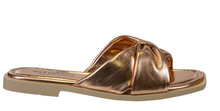 Load image into Gallery viewer, Goa In Bronze Flat Sandals
