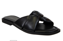 Load image into Gallery viewer, Goa In Black Flat Sandals
