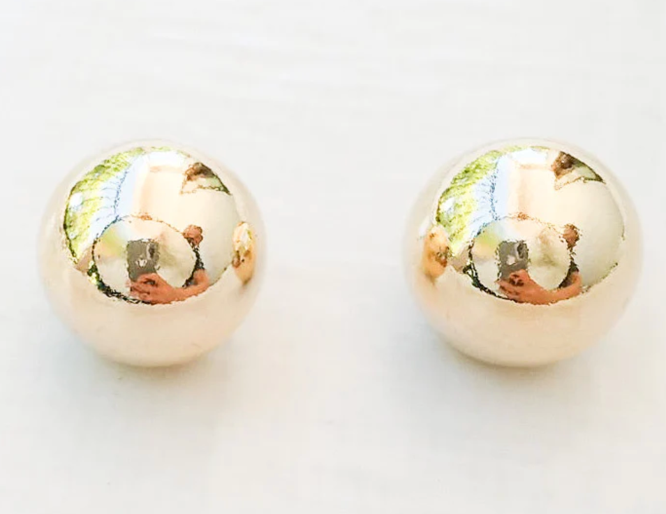 Large Globe Studs