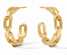 Load image into Gallery viewer, Cheval Paperlclip Hoop Earrings
