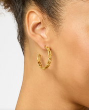 Load image into Gallery viewer, Cheval Paperlclip Hoop Earrings
