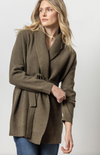 Load image into Gallery viewer, Cardi Coat Sweater in Green
