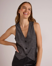 Load image into Gallery viewer, Cinch Back Vest / Clencheck Plaid
